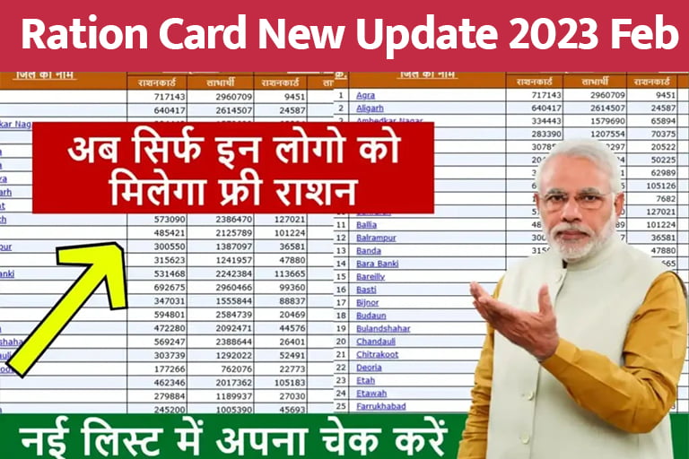 Ration Card New Update 2023 Feb